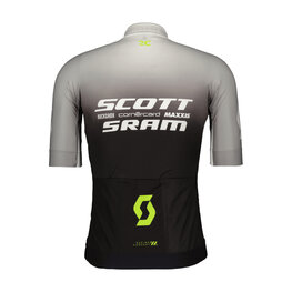 SCOTT Koszulka kolarska z krótkim rękawem - SRAM PRO - czarny/biały