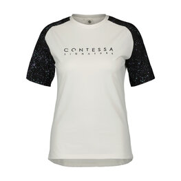 SCOTT Koszulka kolarska z krótkim rękawem - TRAIL CONTESSA SIGN. SS W - biały