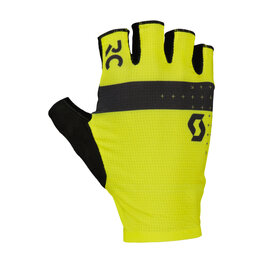 SCOTT Kolarskie rękawiczki z krótkimi palcami - RC PRO SF - żółty/czarny