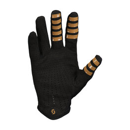 SCOTT Kolarskie rękawiczki z długimi palcami - TRACTION LF - niebieski/brązowy/czarny