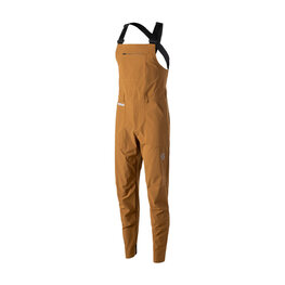 SCOTT Długie spodnie kolarskie z szelkami - SCO BIB PANTS M'S TRAIL TUNED - brązowy