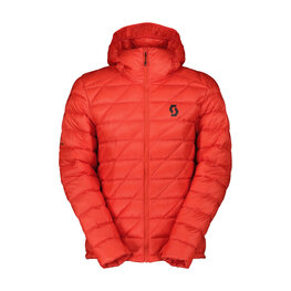 SCOTT Kolarska ocieplana kurtka - INSULOFT LIGHT DOWN - czerwony