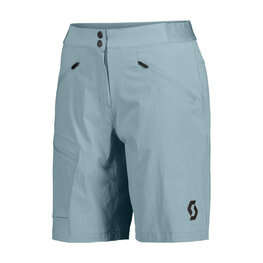 SCOTT Krótkie spodnie kolarskie bez szelek - EXPLORAIR LIGHT W - niebieski