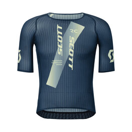 SCOTT Koszulka kolarska z krótkim rękawem - RC ULTD SL - niebieski