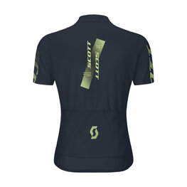 SCOTT Koszulka kolarska z krótkim rękawem - JUNIOR - niebieski/żółty