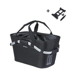 BASIL kosz - CLASSIC CARRY ALL MIK - czarny