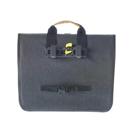 BASIL Torba kolarska - URBAN DRY - szary