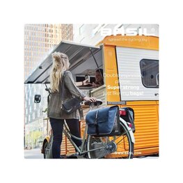 BASIL Torba kolarska - FORTE BOUBLE BAG - czarny