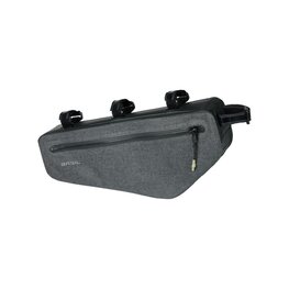 BASIL Torba kolarska - NAVIGATOR STORM M - szary/czarny