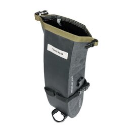 BASIL Torba kolarska - NAVIIGATOR STORM M - szary/czarny