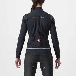 CASTELLI Kolarska ocieplana kurtka - PERFETTO ROS 2 W - czarny