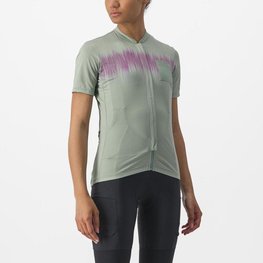 CASTELLI Koszulka kolarska z krótkim rękawem - UNLIMITED SENTIERO 2 - zielony