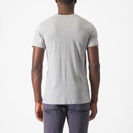 CASTELLI Kolarska koszulka z krótkim rękawem - CLASSICO - szary