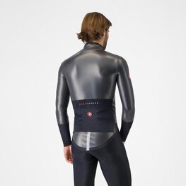 CASTELLI kurtka przeciwdeszczowa - GABRA R LS - czarny