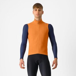 CASTELLI Kamizelka kolarska - ESPRESSO VEST - pomarańczowy