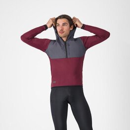 CASTELLI Bluza - UNLIMITED ROAM - bordowy
