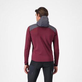 CASTELLI Bluza - UNLIMITED ROAM - bordowy