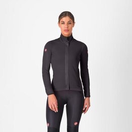 CASTELLI Kolarska ocieplana kurtka - ALPHA 150 W - czarny