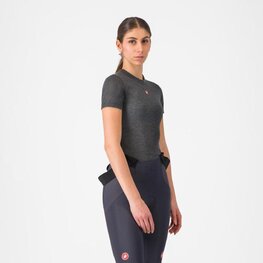 CASTELLI Kolarska koszulka z krótkim rękawem - MEDIO BASE LAYER W - szary