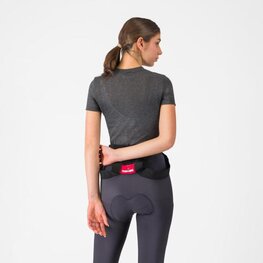CASTELLI Kolarska koszulka z krótkim rękawem - MEDIO BASE LAYER W - szary