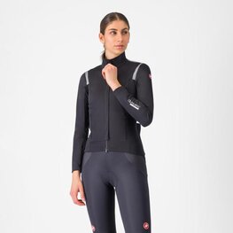 CASTELLI Kolarska ocieplana kurtka - PERFETTO ROS 3 W - czarny