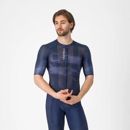 CASTELLI Koszulka kolarska z krótkim rękawem - CLIMBER'S A/C - niebieski
