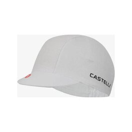 CASTELLI Czapka kolarska - LOGO - biały