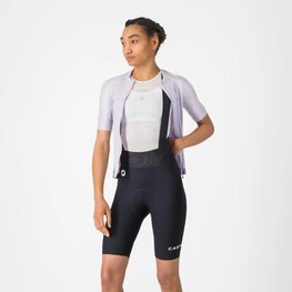 CASTELLI Krótkie spodnie kolarskie z szelkami - ESPRESSO 2 W DT - czarny
