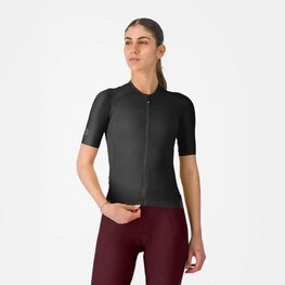 CASTELLI Koszulka kolarska z krótkim rękawem - ESPRESSO 2 W - czarny