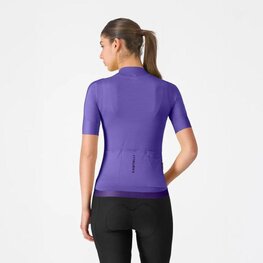 CASTELLI Koszulka kolarska z krótkim rękawem - ESPRESSO 2 W - fioletowy