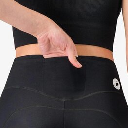CASTELLI Krótkie spodnie kolarskie bez szelek - COMFORT TRAVEL - czarny