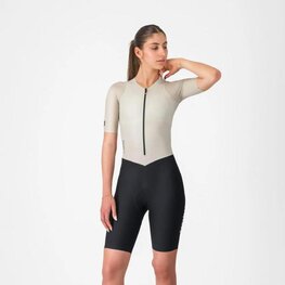 CASTELLI Kombinezon kolarski - MOVEMENT - srebrny/czarny