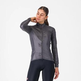 CASTELLI Kolarska kurtka przeciwwiatrowa - ARIA SHELL 2 W - szary