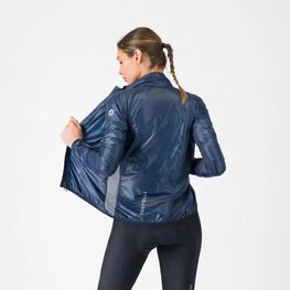 CASTELLI Kolarska kurtka przeciwwiatrowa - ARIA SHELL 2 W - niebieski
