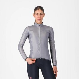 CASTELLI Kolarska kurtka przeciwwiatrowa - ARIA SHELL 2 W - srebrny