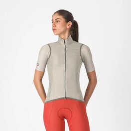 CASTELLI Kamizelka kolarska - ARIA 2 W - beżowy