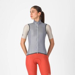 CASTELLI Kamizelka kolarska - ARIA 2 W - srebrny