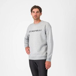 CASTELLI Bluza - LOGO - szary