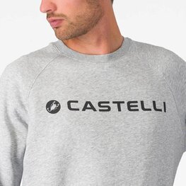 CASTELLI Bluza - LOGO - szary