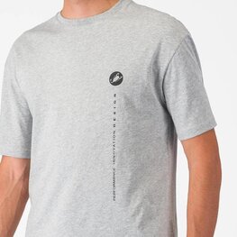 CASTELLI Kolarska koszulka z krótkim rękawem - INNOVATION LOGO - szary