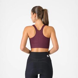 CASTELLI Biustonosz - COMFORT TRAVEL - bordowy