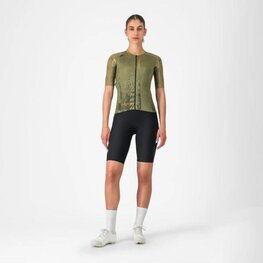 CASTELLI Koszulka kolarska z krótkim rękawem - UNLIMITED PRO 2 W - zielony