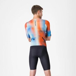 CASTELLI Kombinezon kolarski - SANREMO 3 - czerwony/niebieski/kolorowy