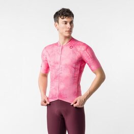 CASTELLI Koszulka kolarska z krótkim rękawem - GIRO109 TROFEO - różowy