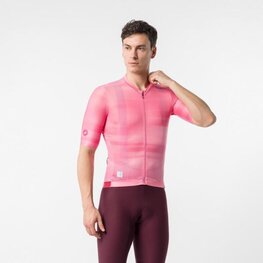 CASTELLI Koszulka kolarska z krótkim rękawem - GIRO109 ESPRESSO 2 - różowy