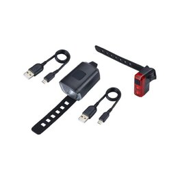 BBB zestaw świateł - STUD STRAP COMBO - czarny