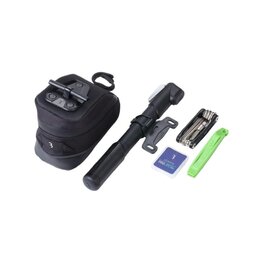 BBB sakwa na rower - COMBISET STOREPACK - czarny