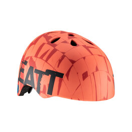 LEATT Kask kolarski - MTB URBAN 1.0 JUNIOR - czerwony/czarny