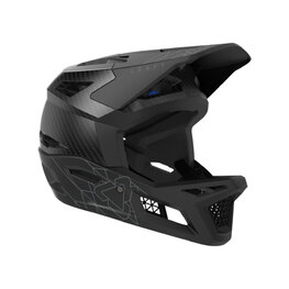 LEATT Kask kolarski - MTB GRAVITY 6.0 CARBON - czarny