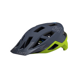 LEATT Kask kolarski - MTB TRAIL 2.0 - niebieski/żółty